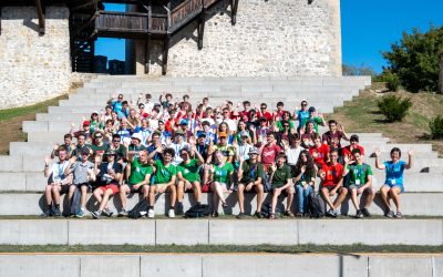 Contestants discover a love story at Celje Castle on the eve of the competition